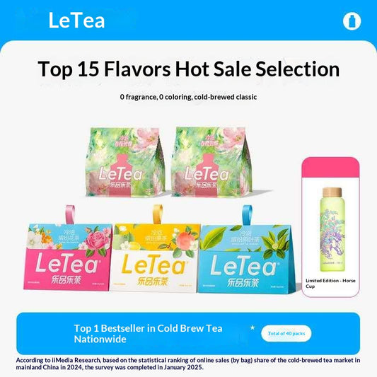 Oriental Wellness Tea Gift Set – LeTea Premium Floral, Fruit & Whole Leaf Cold Brew Tea