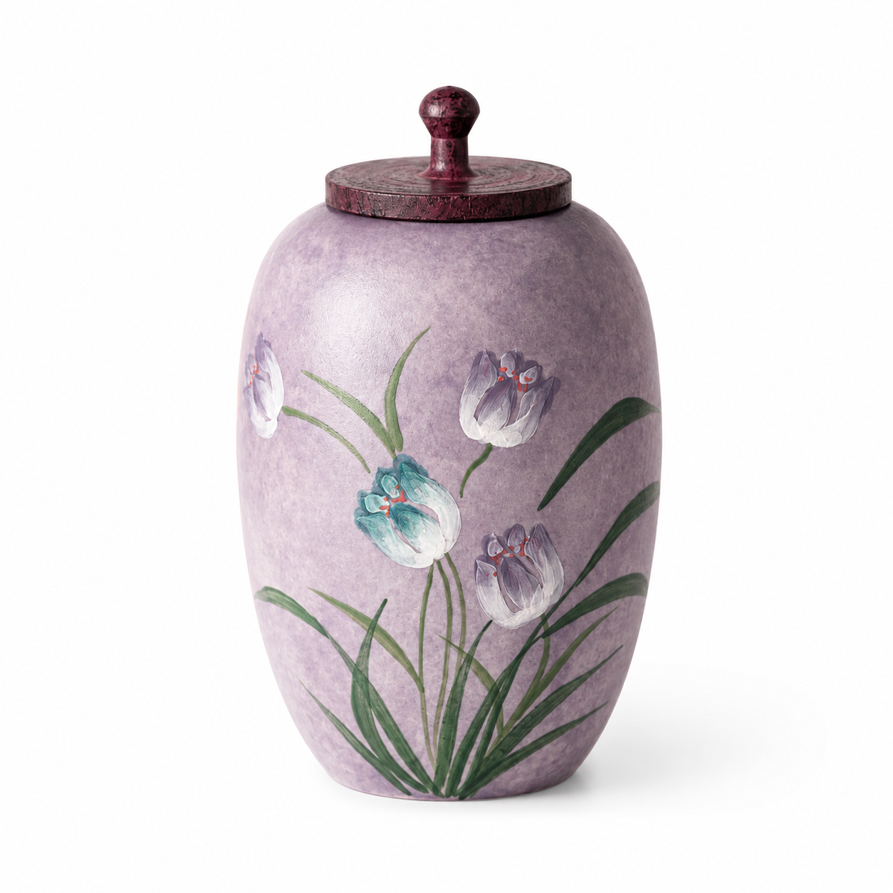 Lavender Tulip Ceramic Tea Canister™