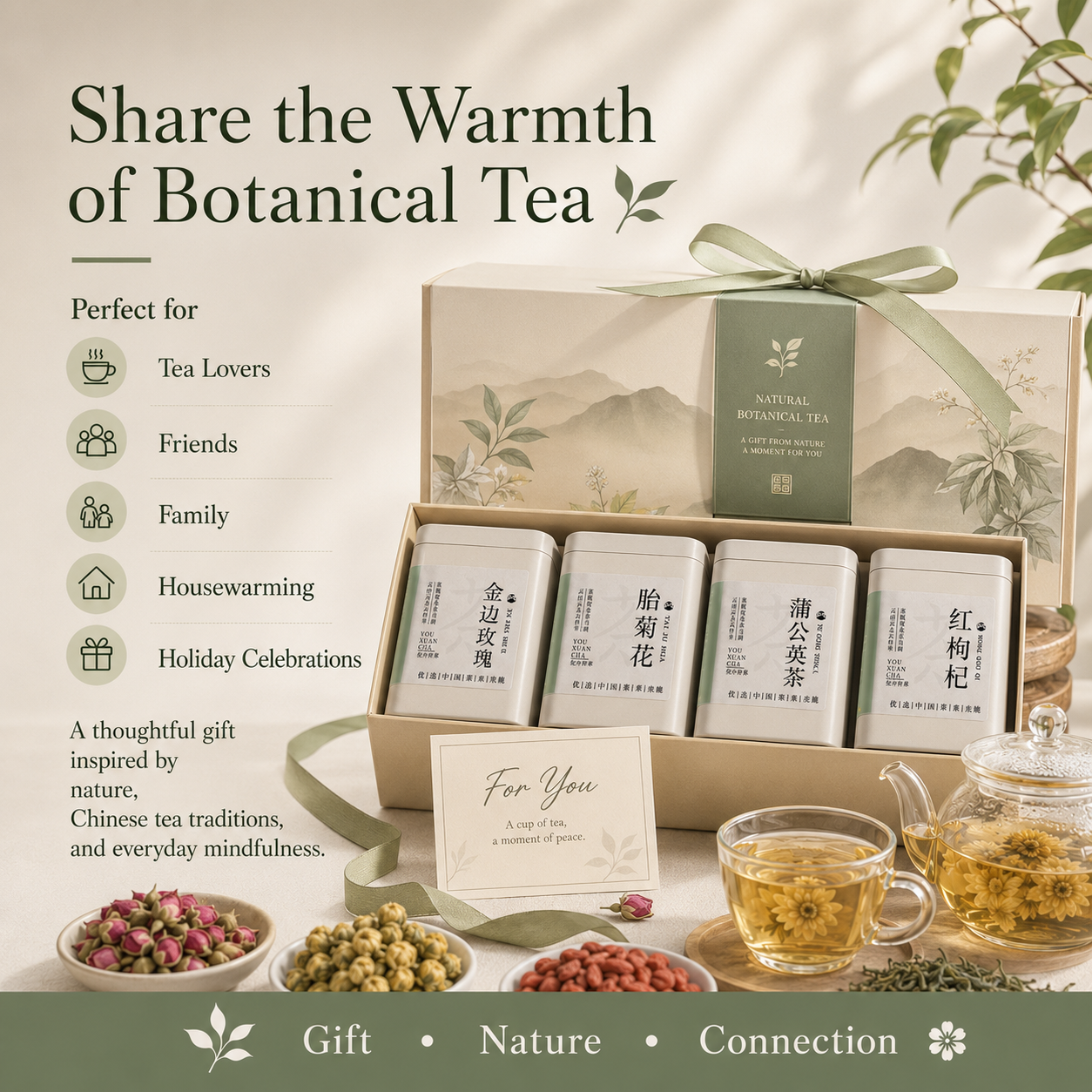 Premium Chinese Botanical Wellness Collection
