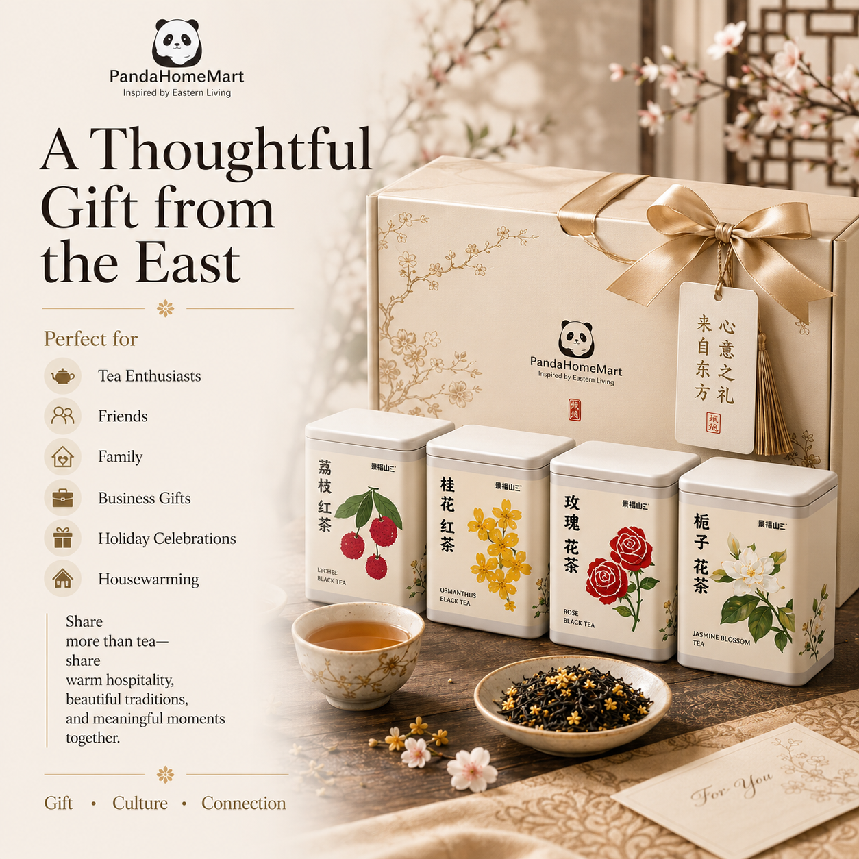 Premium Chinese Scented Tea Collection