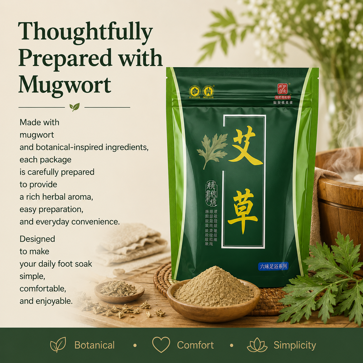 Mugwort Herbal Foot Soak Powder