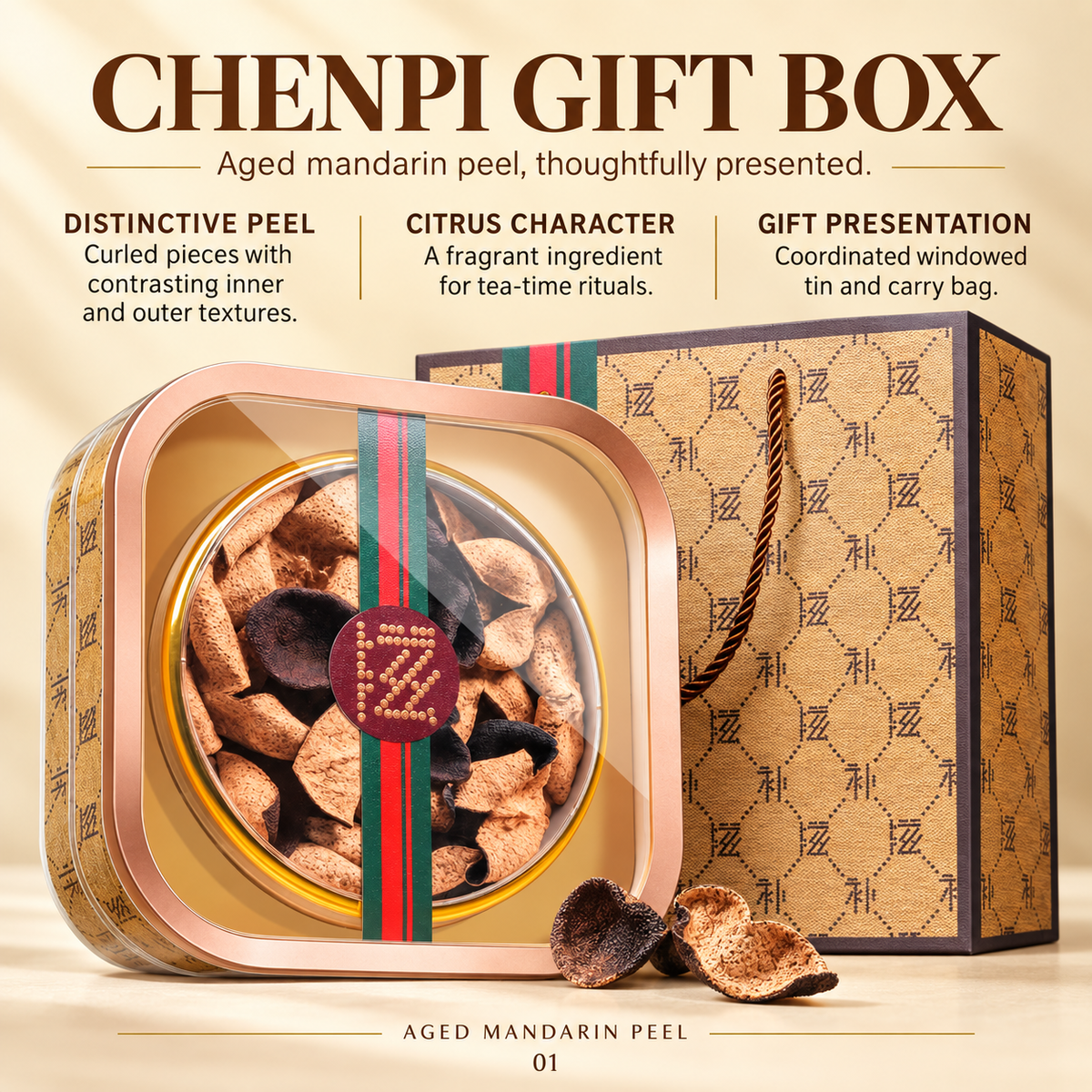 Aged Tangerine Peel Gift Box™ — 80 g