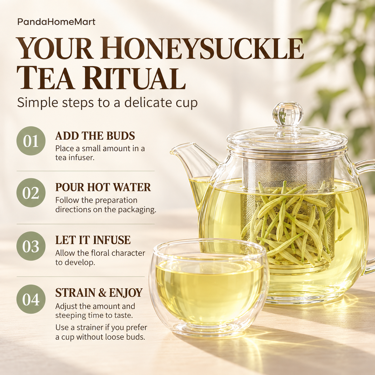 Premium Dried Honeysuckle Flower Tea™