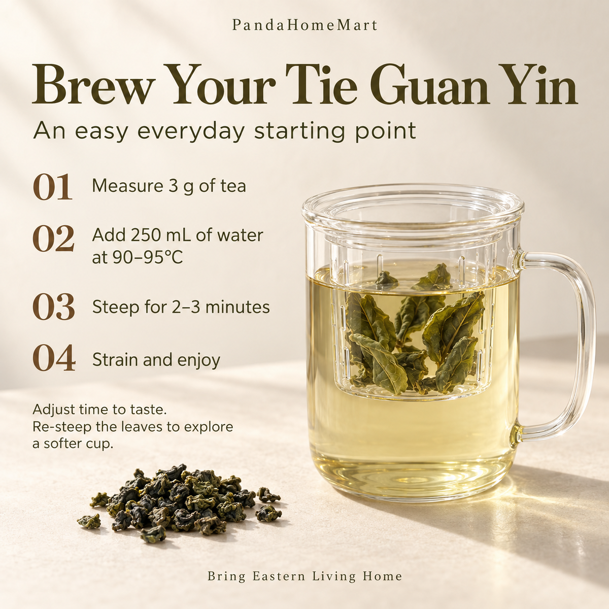 Tie Guan Yin Oolong Tea – Orchid Aroma Loose Leaf Tea 100 g