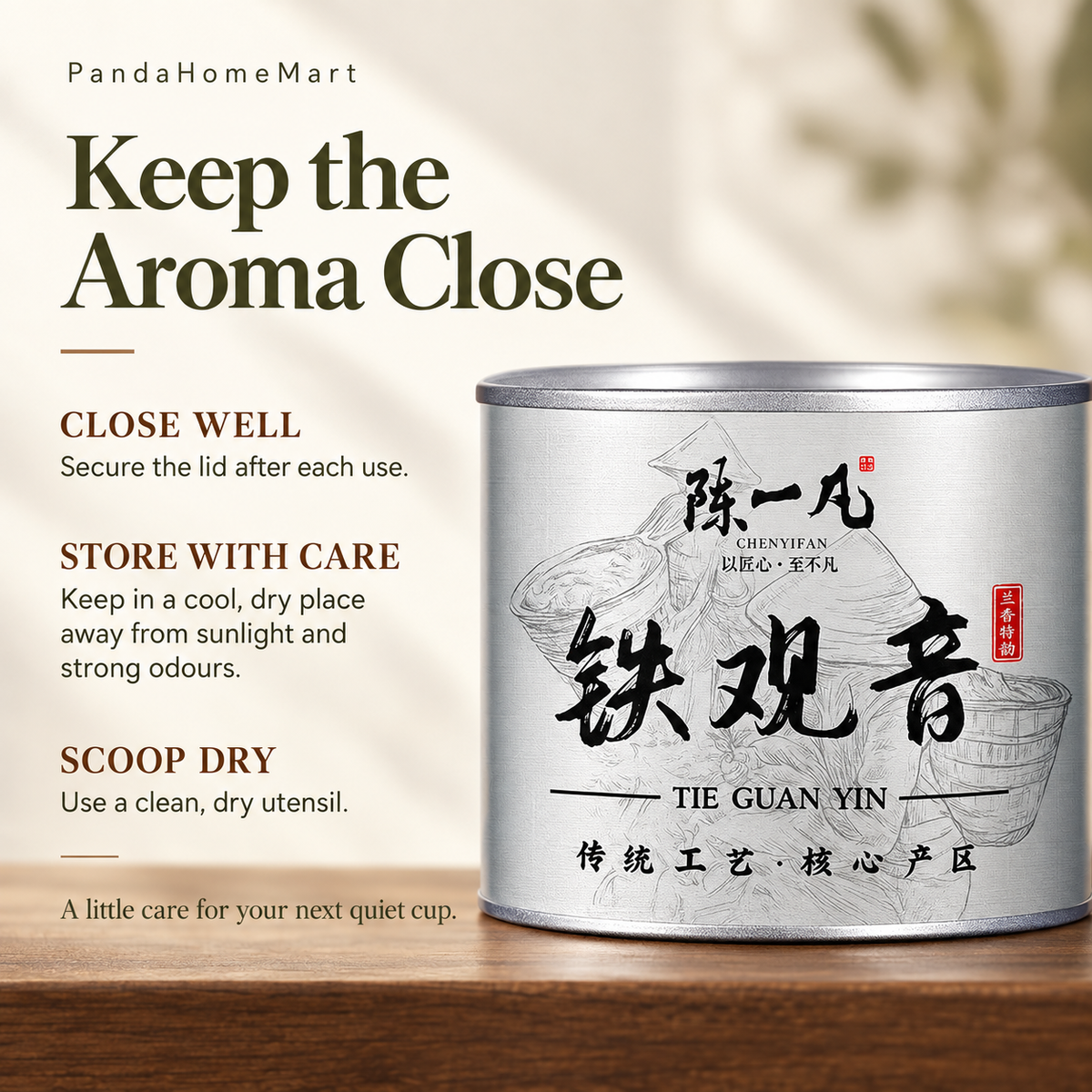 Tie Guan Yin Oolong Tea – Orchid Aroma Loose Leaf Tea 100 g