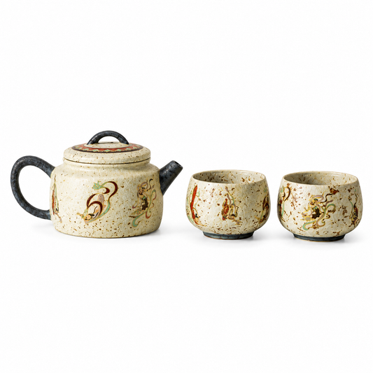 Handcrafted Ceramic Teapot Set™
