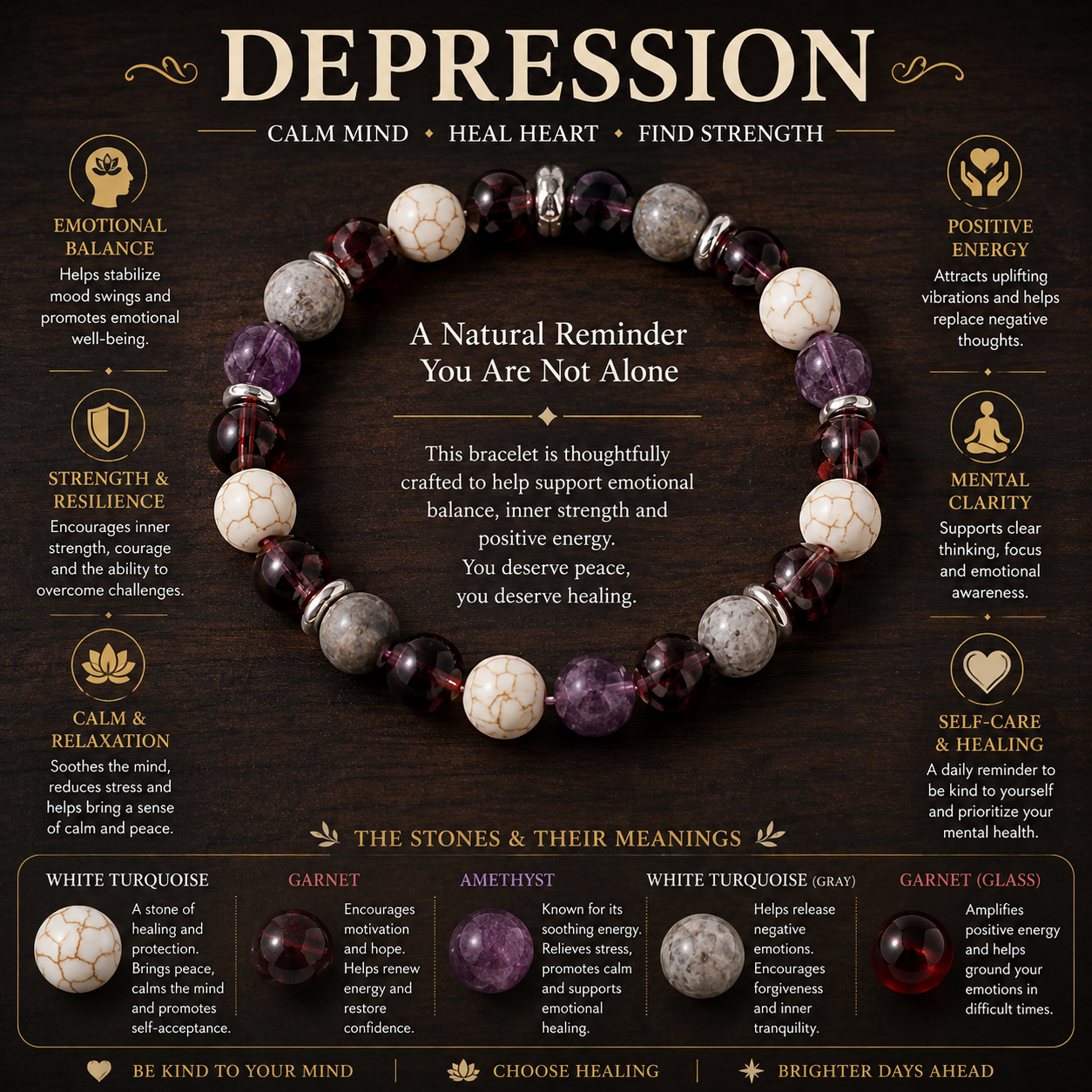Harmony Renewal Bracelet™ | Emotional Balance & Positive Energy Bracelet