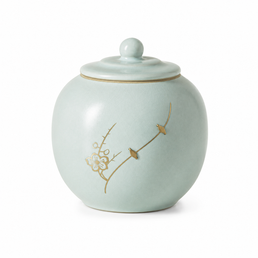 Handcrafted Celadon Tea Canister 50g™
