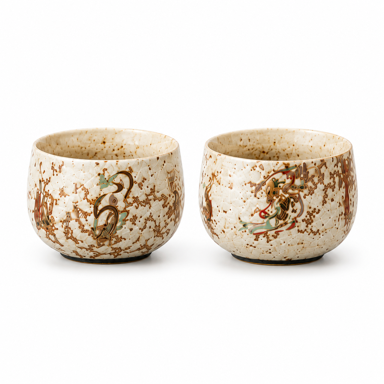 Dunhuang Flying Apsaras Tea Cup Gift Set™ | Chinese Ceramic Tea Cups