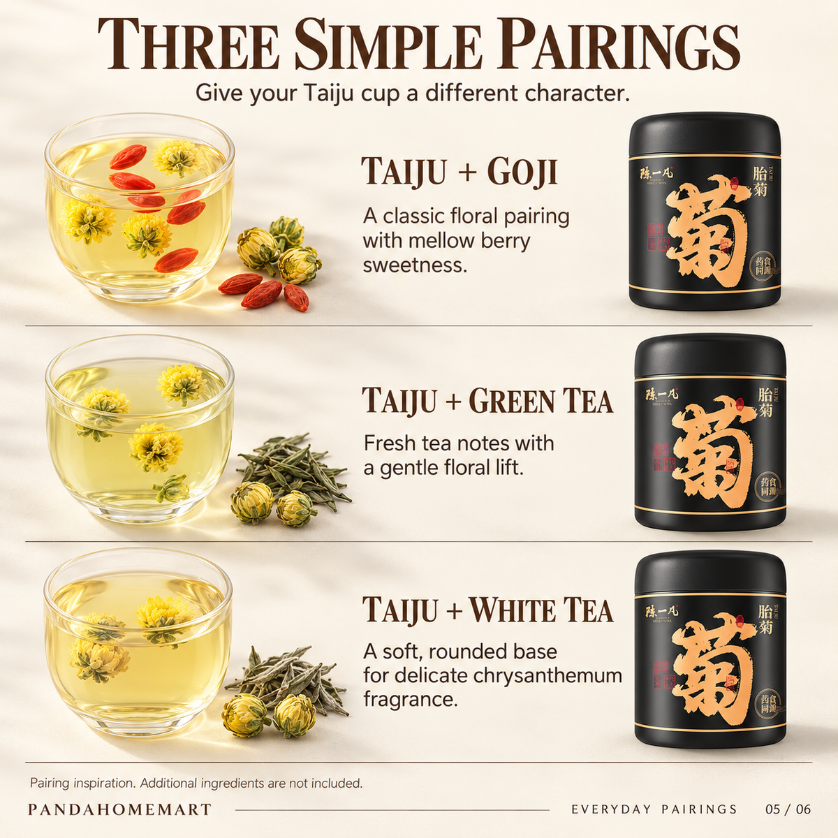 Tai Ju 胎菊 Traditional Chinese Floral Tea