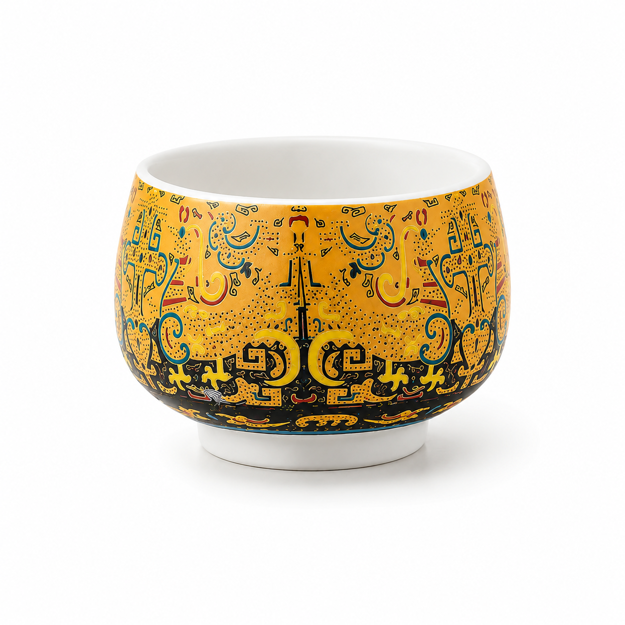 Dunhuang Golden Heritage Tea Cup™ | Luxury Ceramic Tea Cup Gift Set