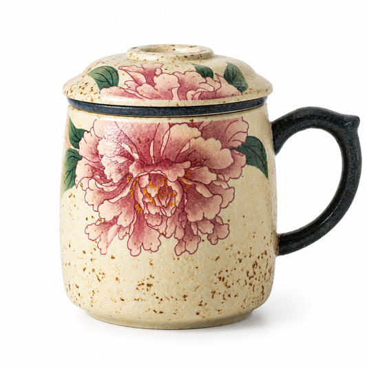 Handcrafted Ceramic Tea Mug with Infuser™