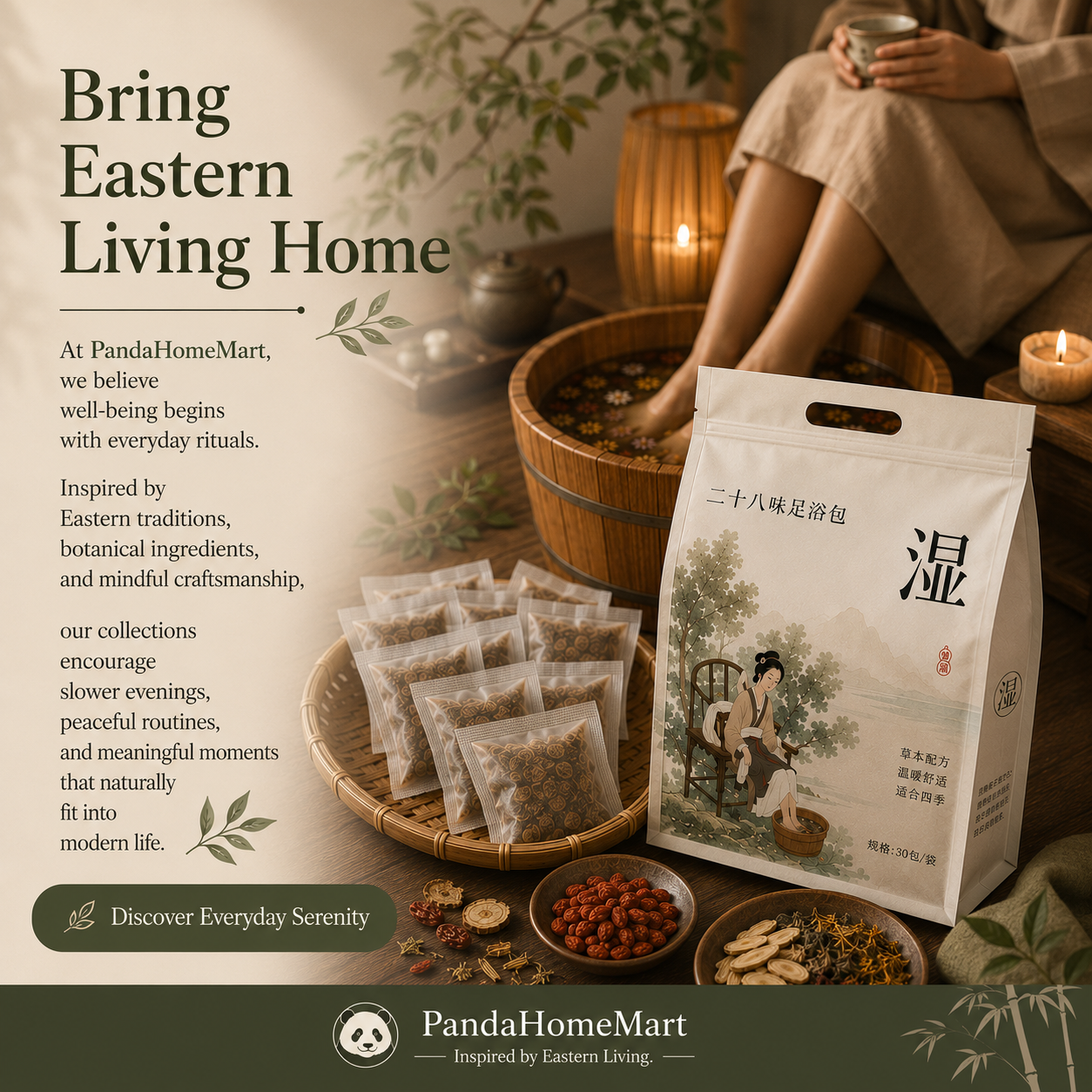 Herbal Foot Soak Bags for Daily Balance