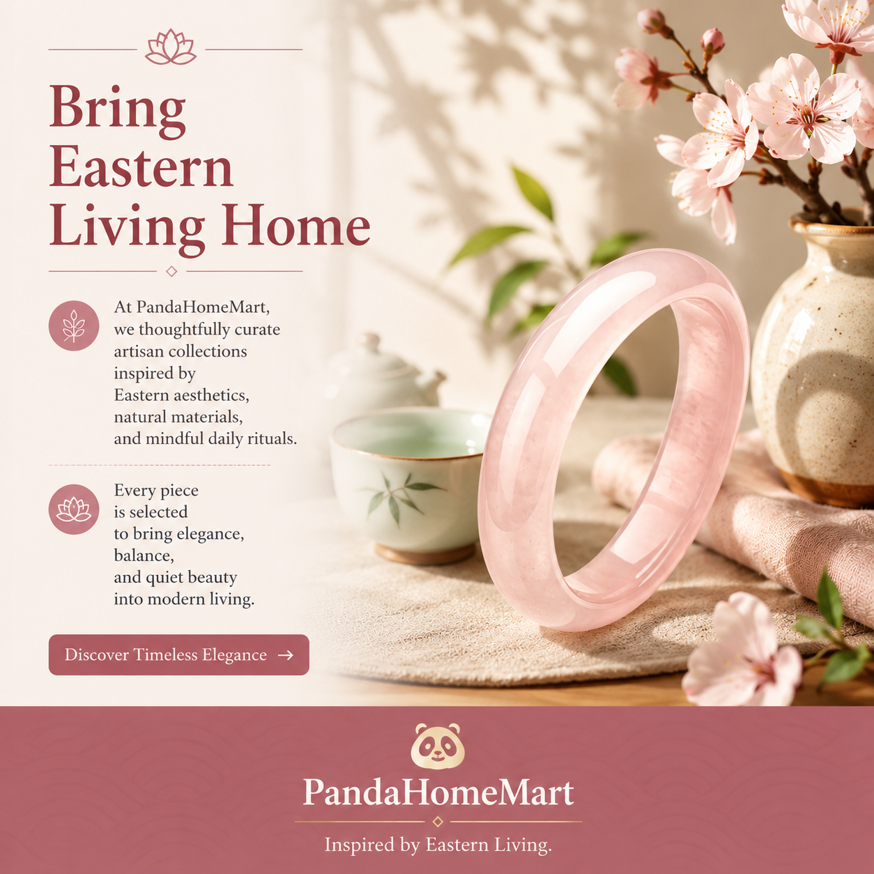 Pink Chalcedony Bangle