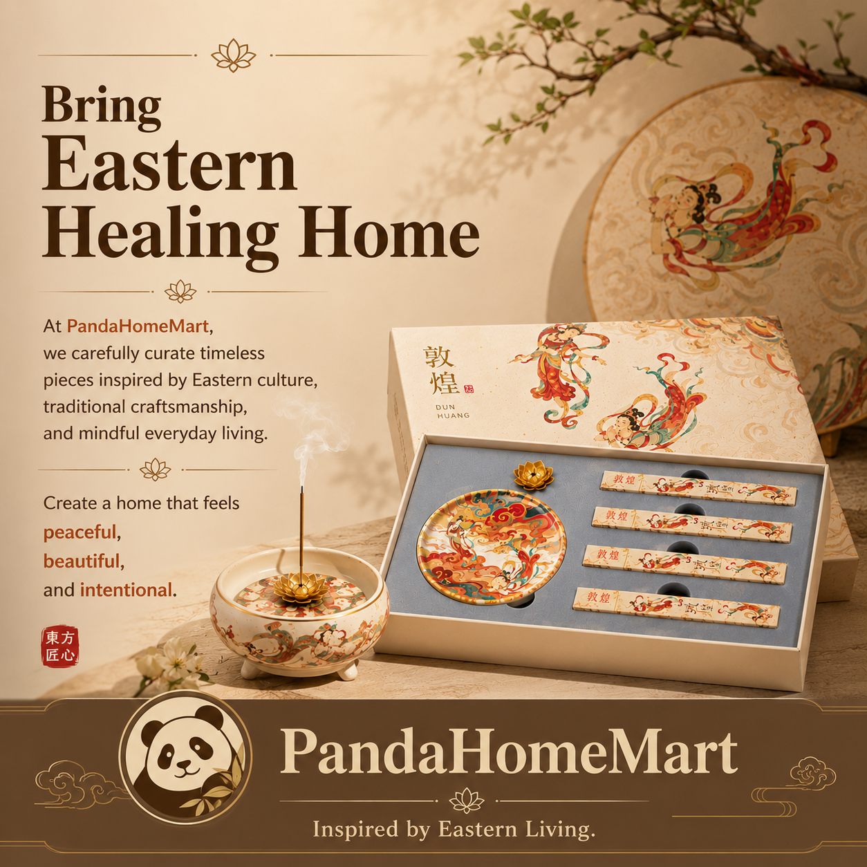 Dunhuang Flying Apsaras™ Incense Gift Set