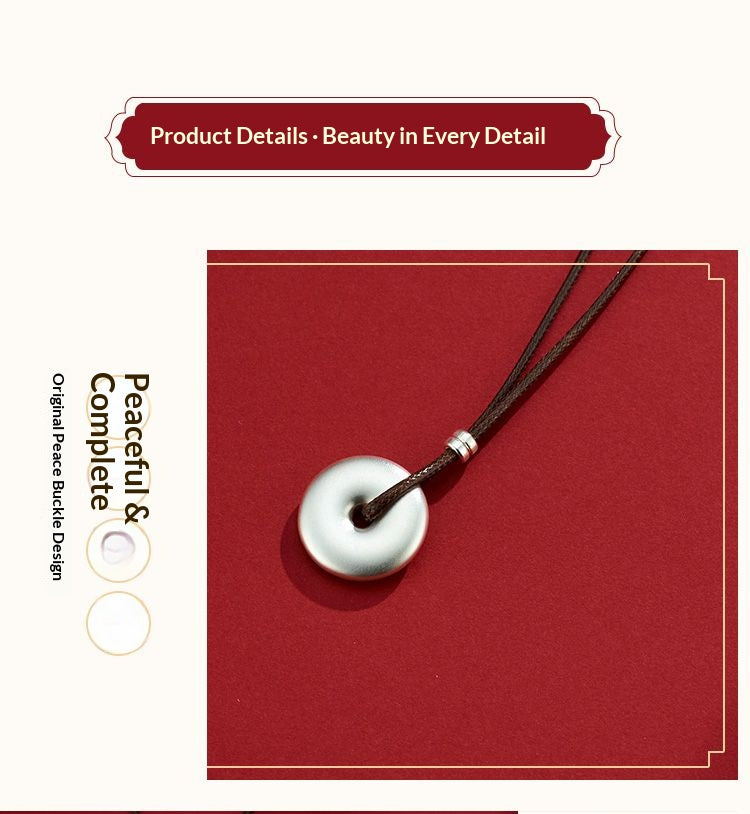 Eternal Harmony™ Necklace | Traditional Peace Buckle Jewelry for Harmony & Wellbeing