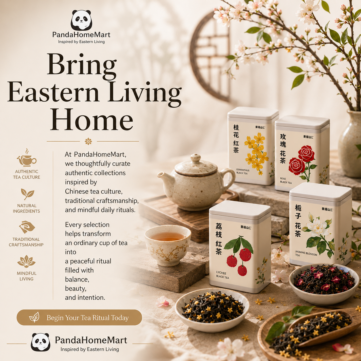 Premium Chinese Scented Tea Collection