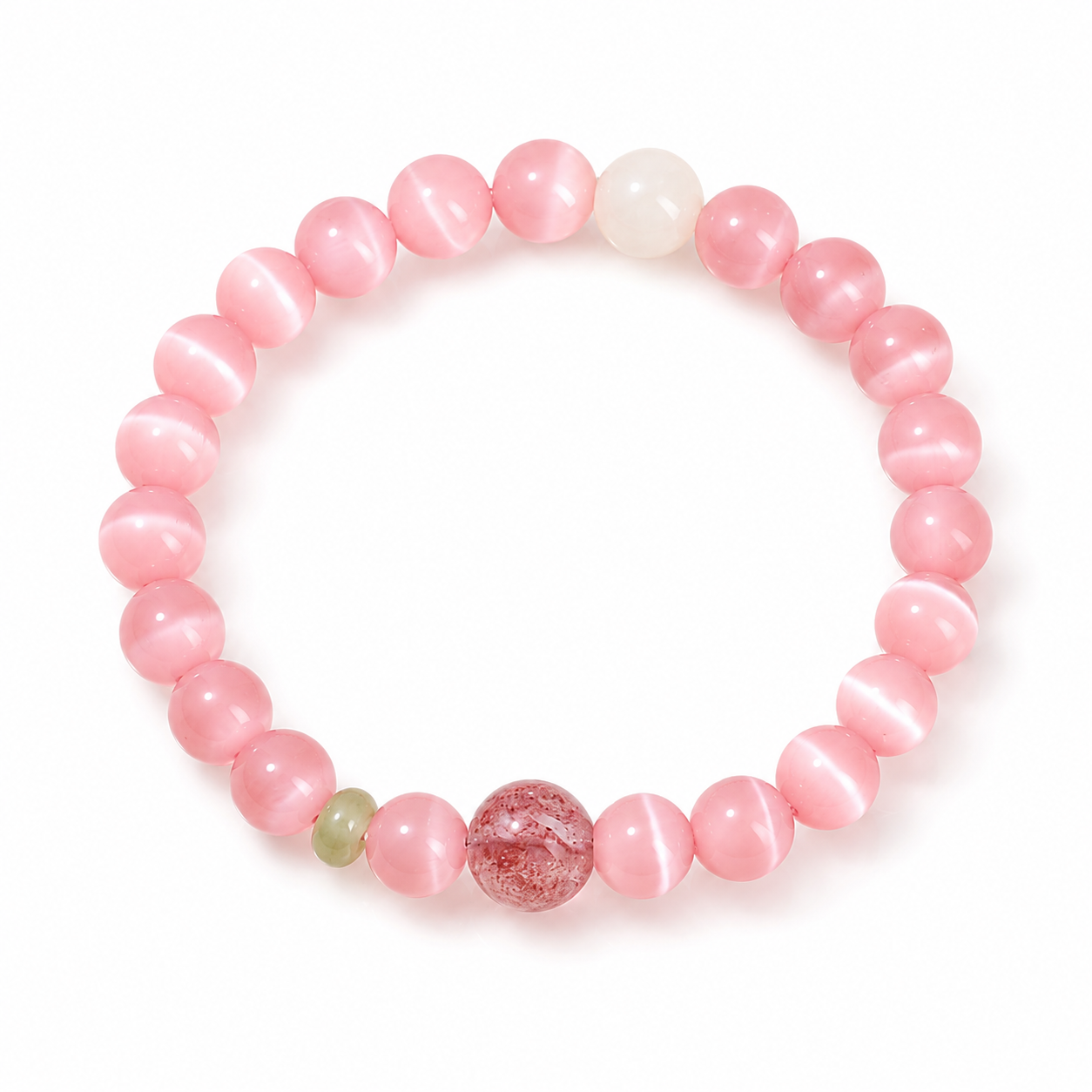 Natural Rose Quartz Bracelet
