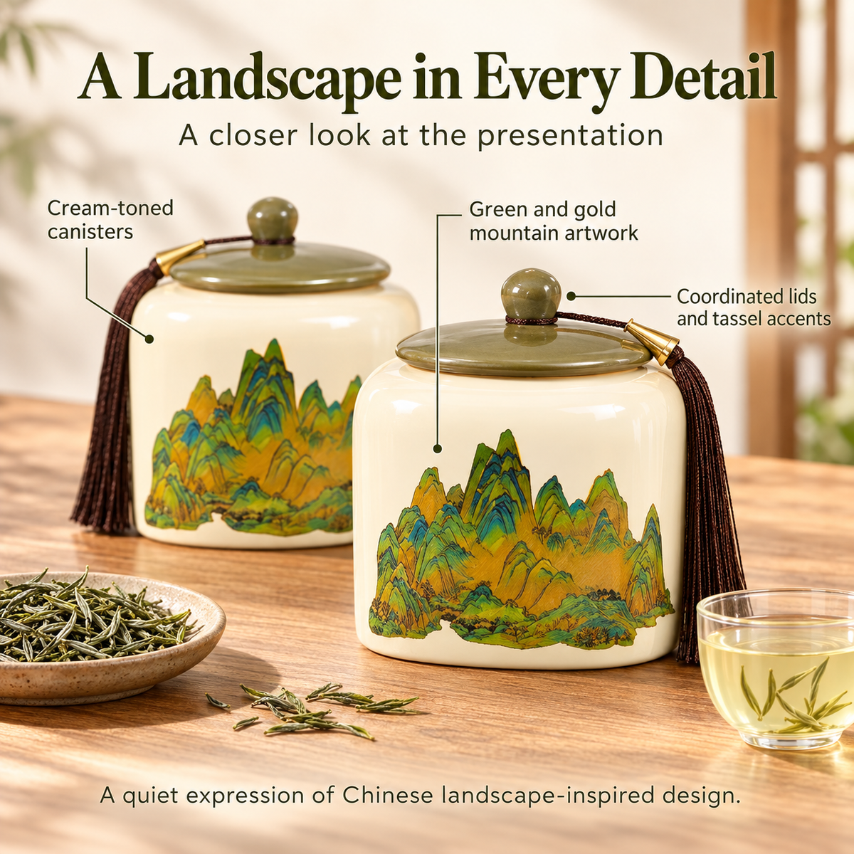 Premium Pre-Qingming Huangshan Maofeng Green Tea Luxury Gift Box™ – 140g