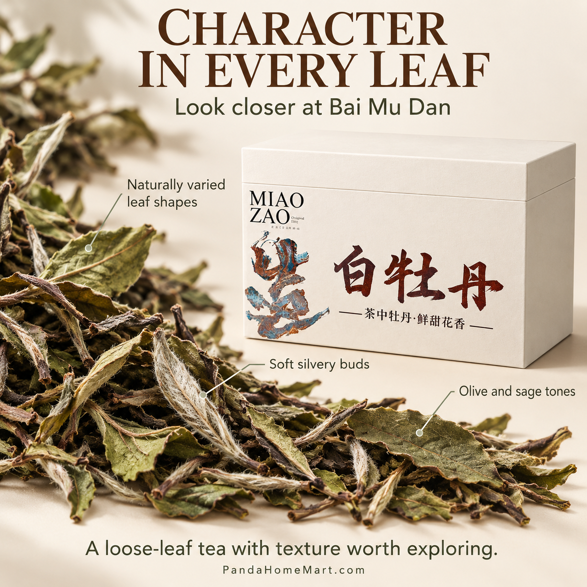 Premium Bai Mu Dan White Peony White Tea – Te Ji 500 g