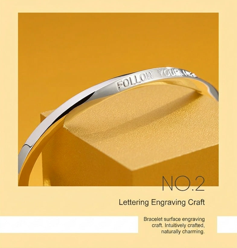 Follow Your Heart™ 999 Fine Silver Open Cuff Bracelet