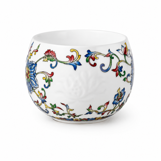 Blue Blossom Ceramic Tea Cup Gift Set | Luxury Chinese Tea Cup Gift