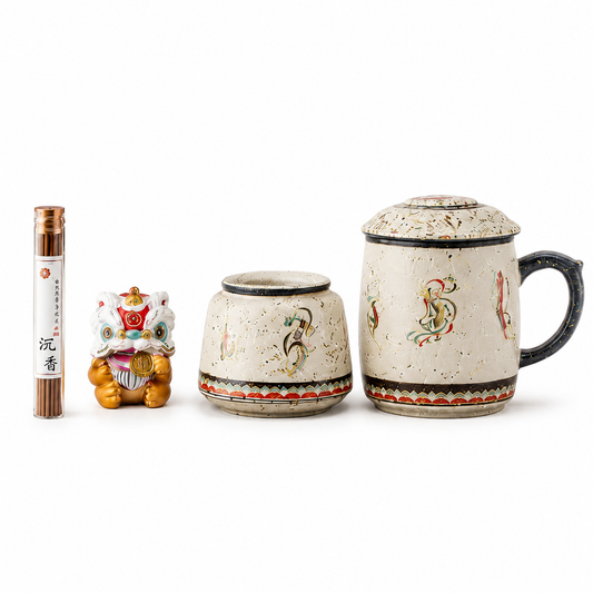 Oriental Elegance Ceramic Tea Gift Set™