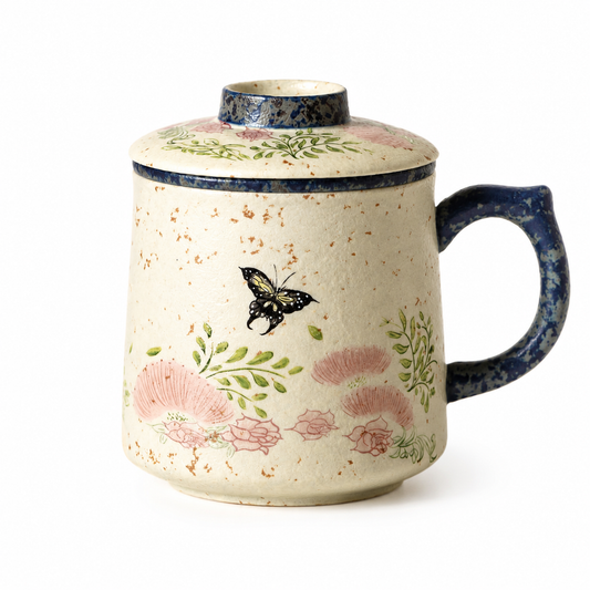 Butterfly Garden Ceramic Tea Mug™