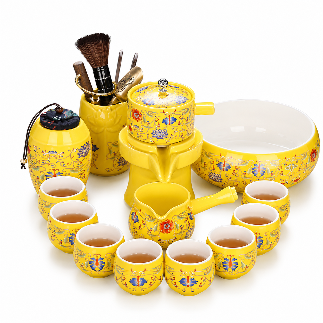 Imperial Yellow Automatic Gongfu Tea Ceremony Set™