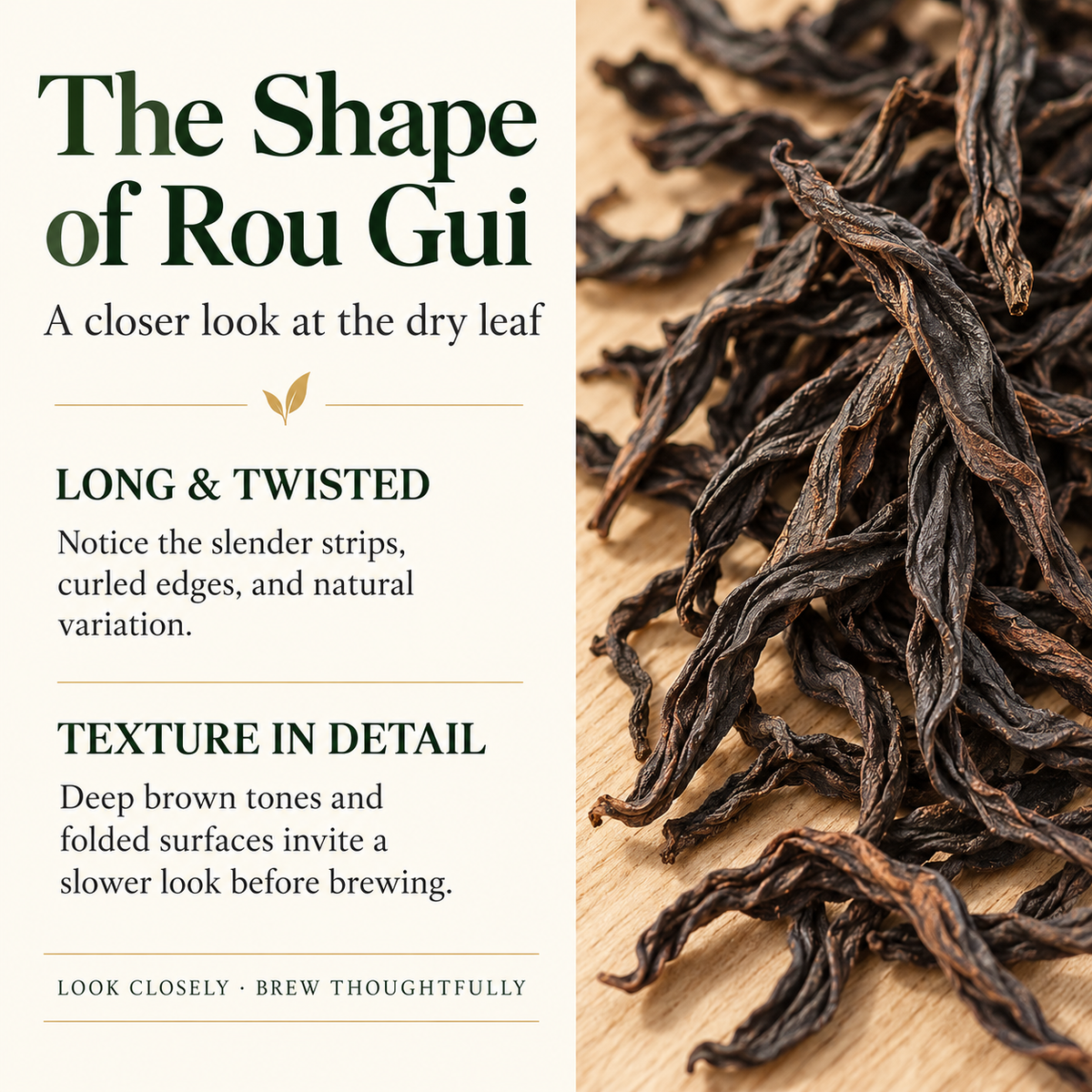 Rou Gui Wuyi Rock Oolong Tea – Chinese Loose Leaf Tea 50 g