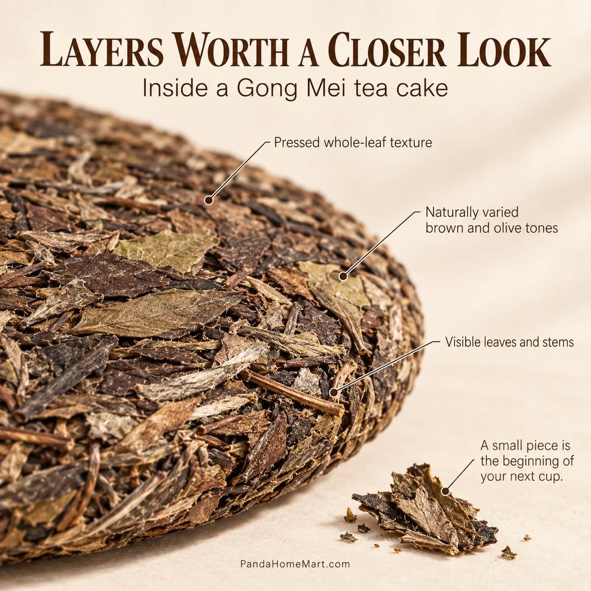 2013 Aged Gong Mei White Tea Cake – Fuding White Tea 357 g