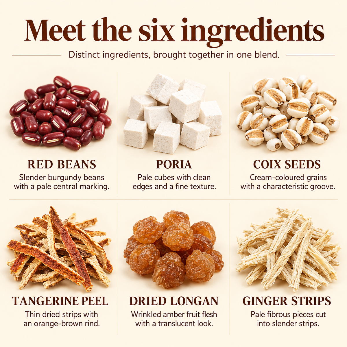 Red Bean, Coix Seed & Poria Botanical Blend™ — 240 g