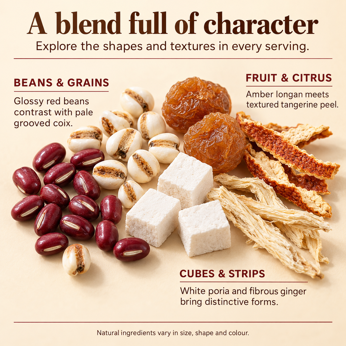 Red Bean, Coix Seed & Poria Botanical Blend™ — 240 g