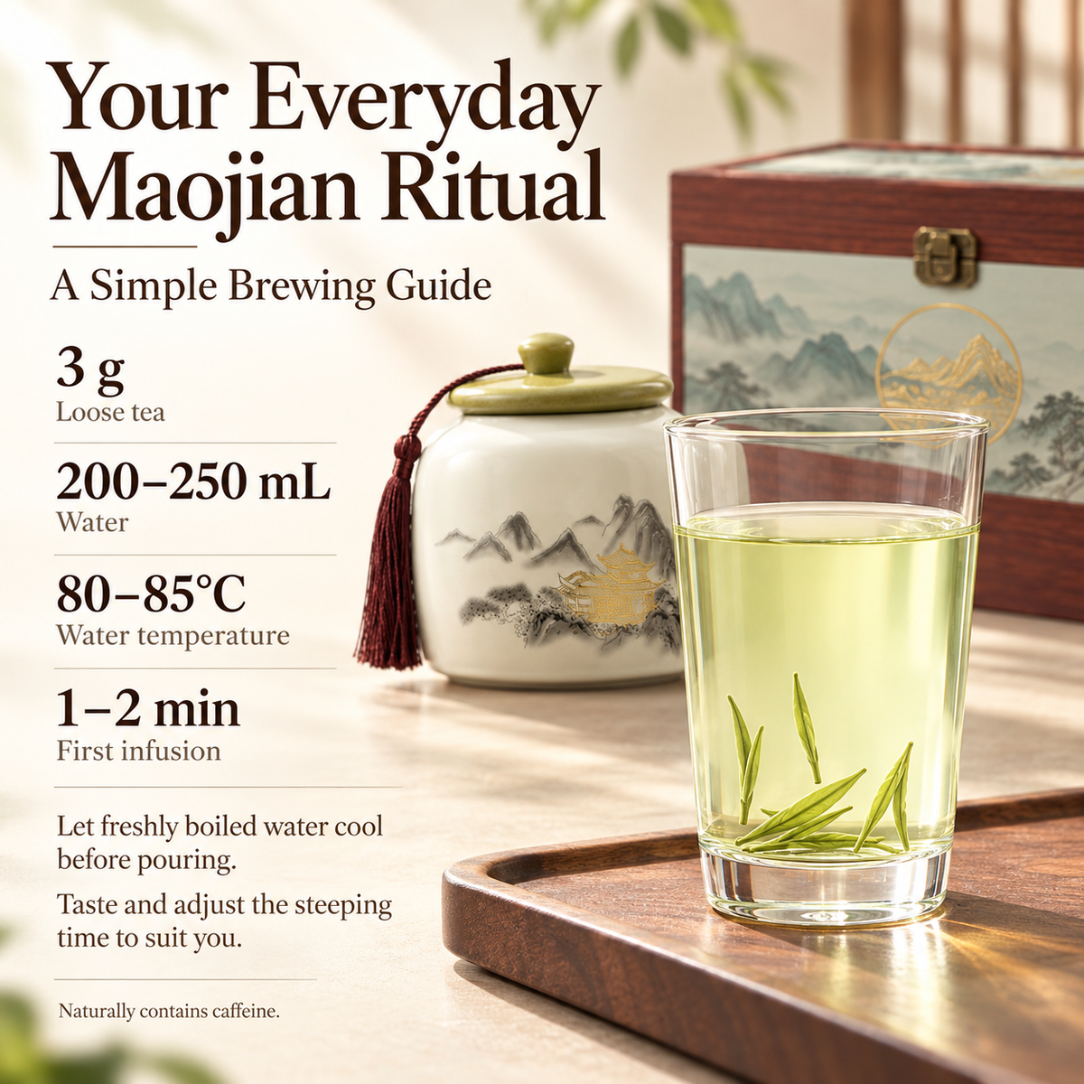 Premium First Flush Pre-Qingming Xinyang Maojian Green Tea Gift Set™ – 150g