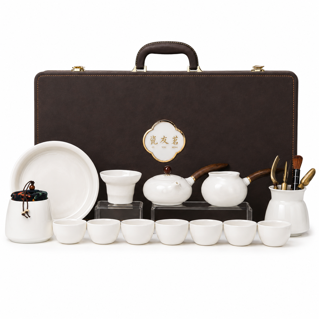 Complete Chinese Gong Fu Tea Set™ – Luxury Ceramic Tea Ceremony Gift Collection