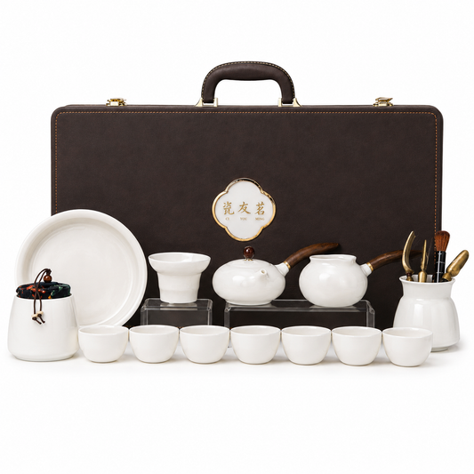 Complete Chinese Gong Fu Tea Set™ – Luxury Ceramic Tea Ceremony Gift Collection