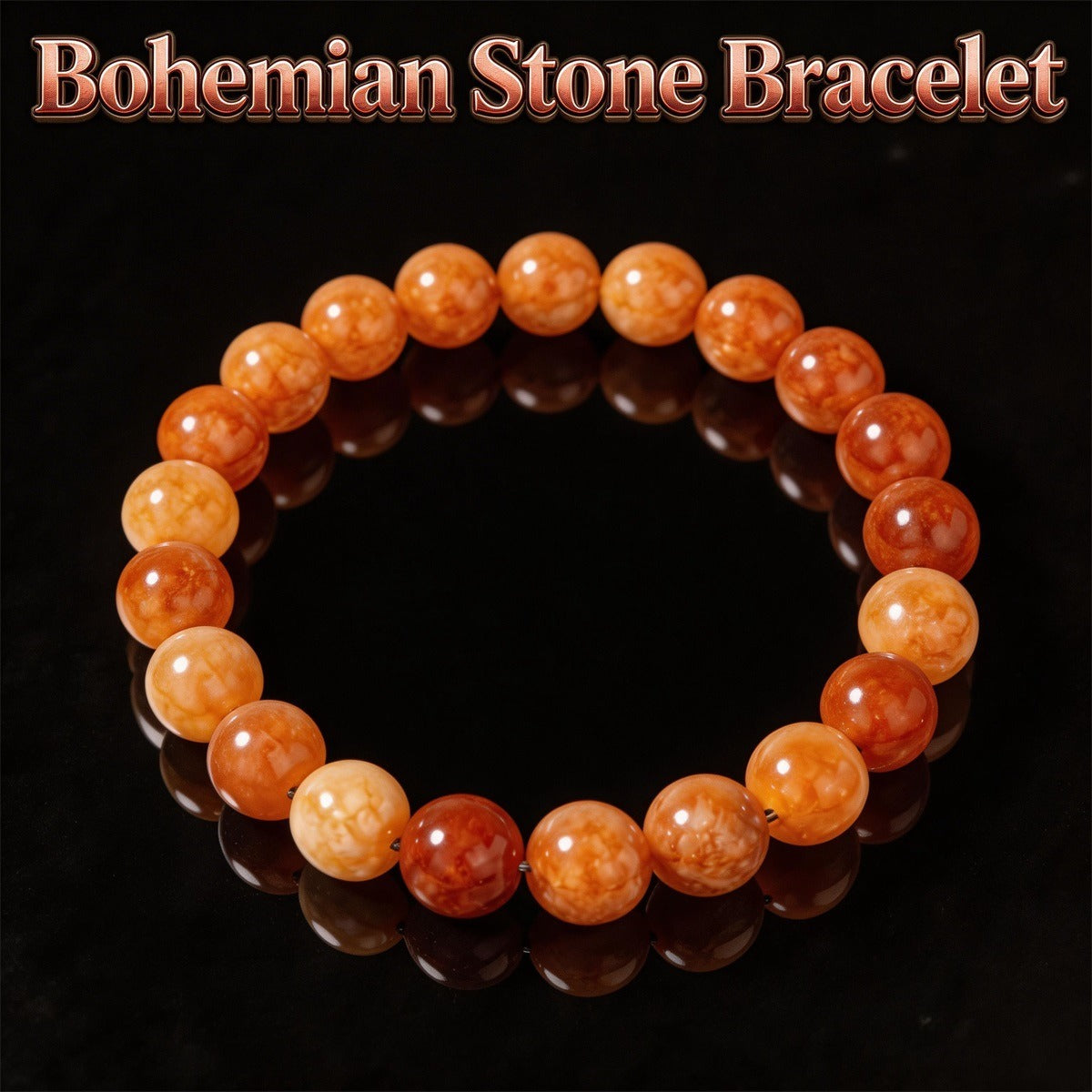 Bohemian Harmony Stone Bracelet™ | Positive Energy & Wellness Jewelry