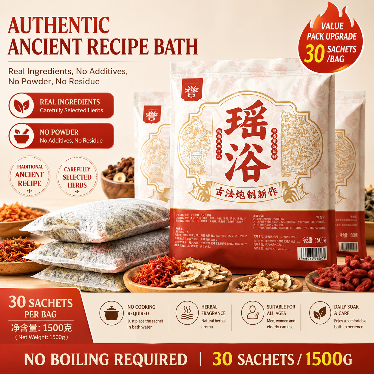 Panda Yao Herbal Wellness Bath™ Ancient Herbal Wisdom For Modern Relaxation