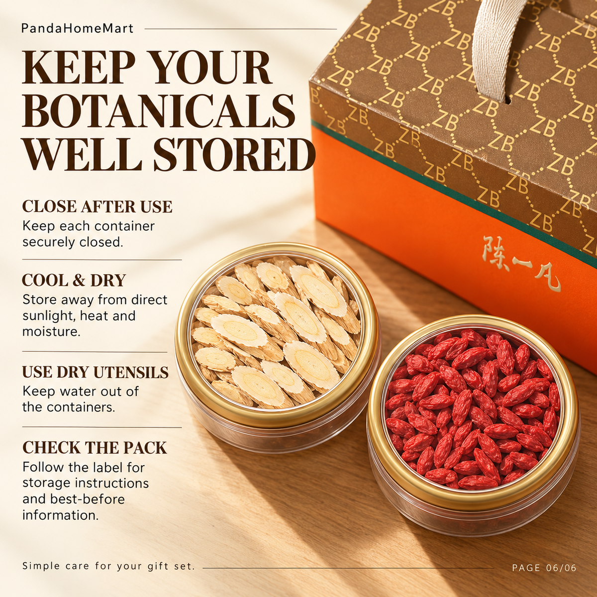 Astragalus & Goji Berry Gift Set – 140 g