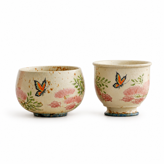 Butterfly Blossom Ceramic Tea Cup Set™