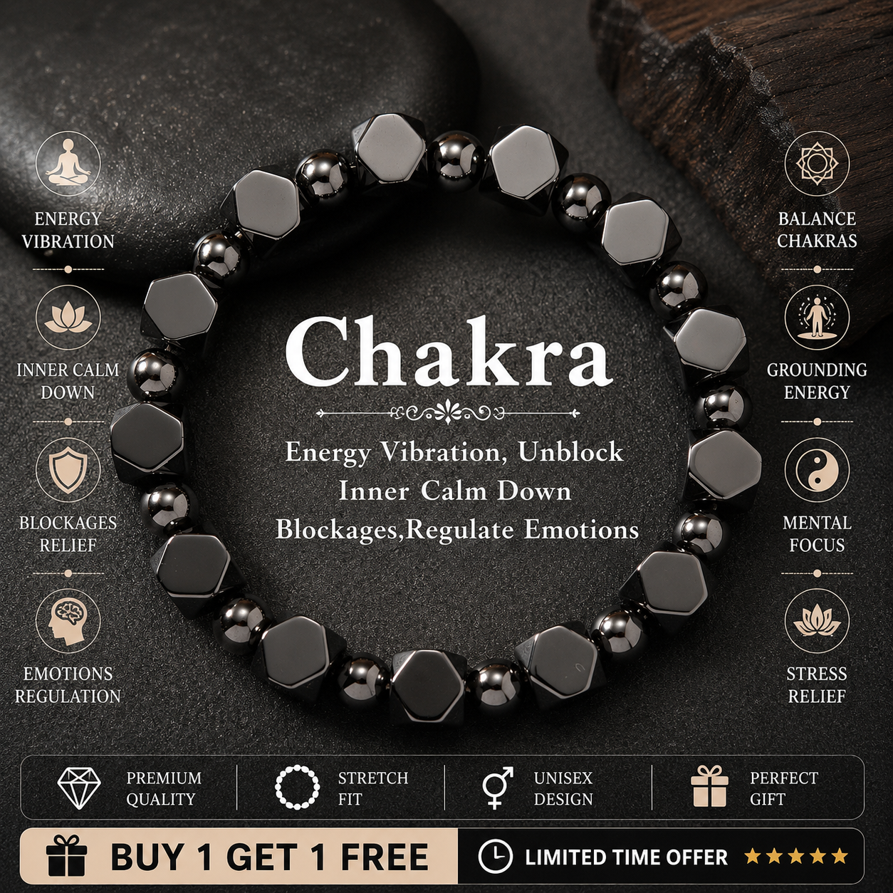 Chakra Balance Bracelet™ | Energy Alignment & Mindfulness Bracelet