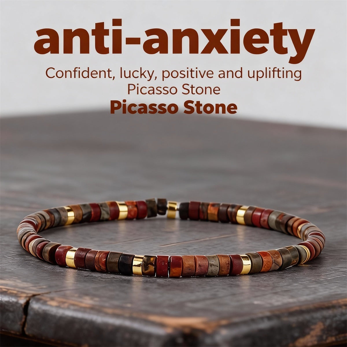 Confidence & Positivity Picasso Stone Bracelet™ Confidence • Optimism • Emotional Balance