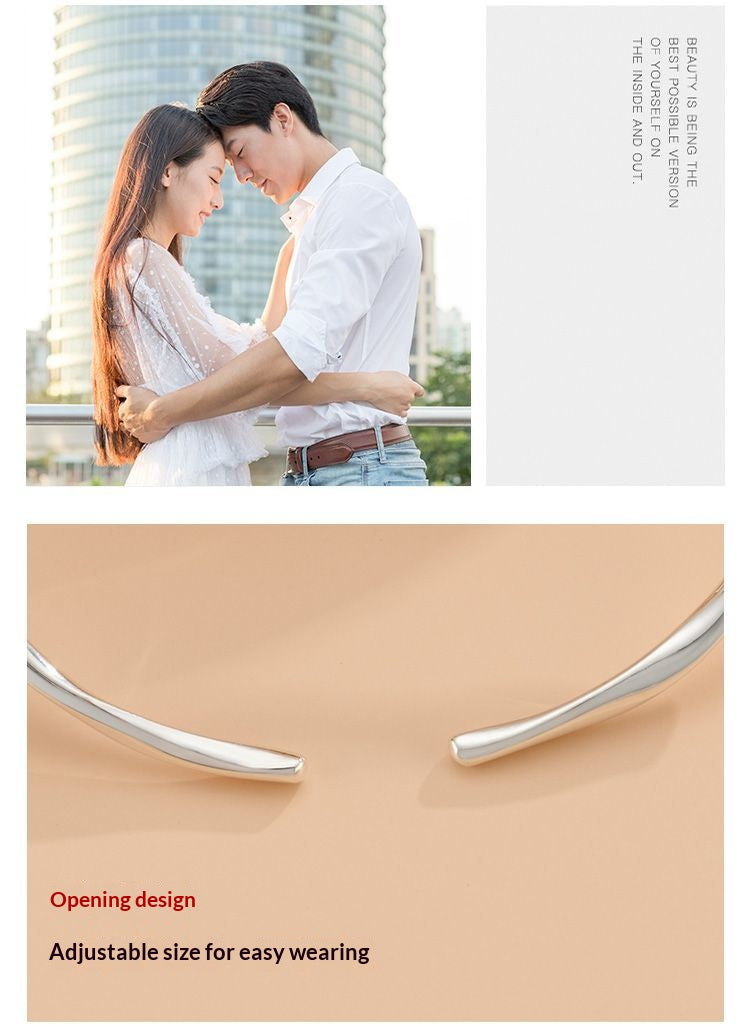 Eternal Twist™ Bangle | Quiet Luxury Silver Bracelet for Women