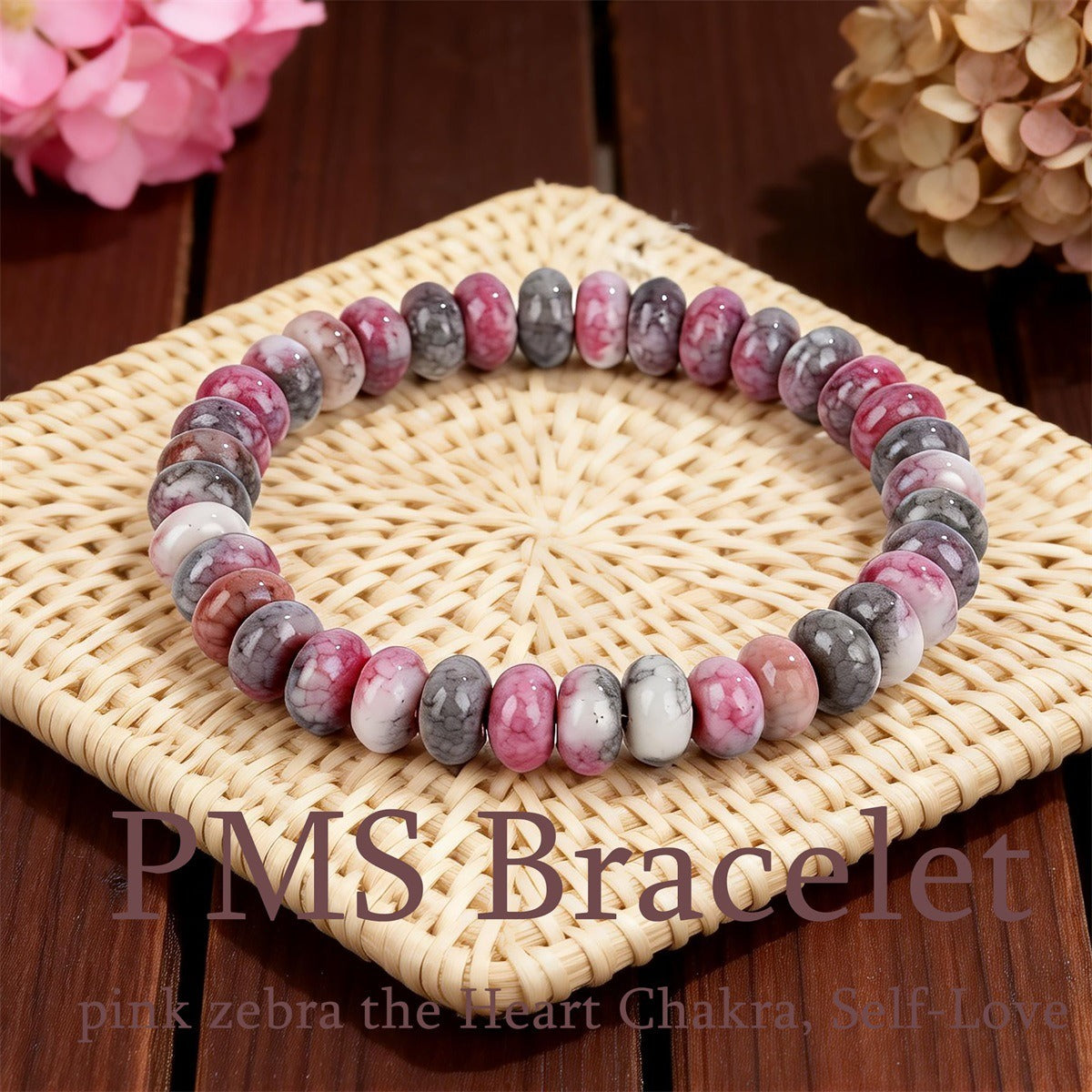 PMS Balance Bracelet™ | Self-Care Crystal Bracelet for Emotional Harmony