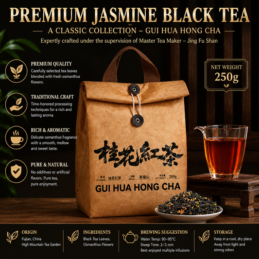 Premium Osmanthus Black Tea – Oriental Healing Collection