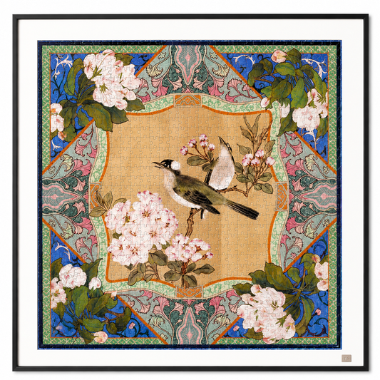 Dreamwoven Floral & Bird Jigsaw Puzzle – Chinese Flower Bird Art Puzzle, Oriental Aesthetic Wall Decor, Healing Puzzle For Adults