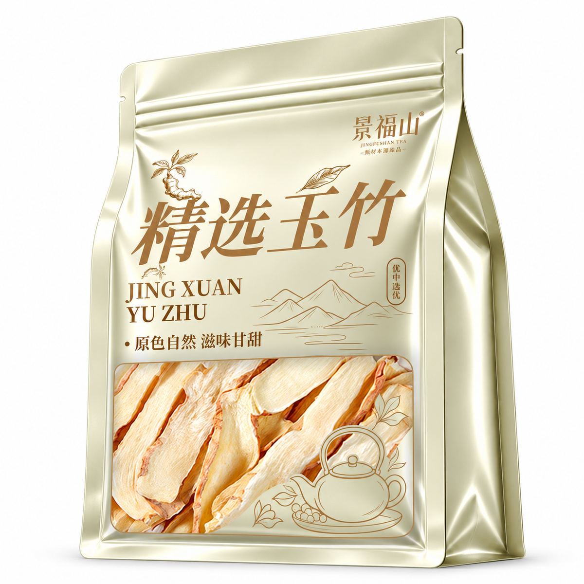 Premium Yu Zhu (Solomon’s Seal) Slices – Unsulfured | 60g