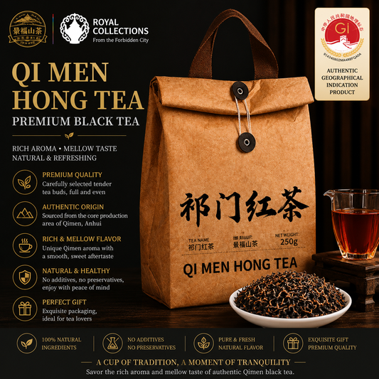Keemun Black Tea (Qi Men Hong Cha) – Premium Chinese Black Tea for Relaxation, Luxury Tea Rituals & Wellness Living
