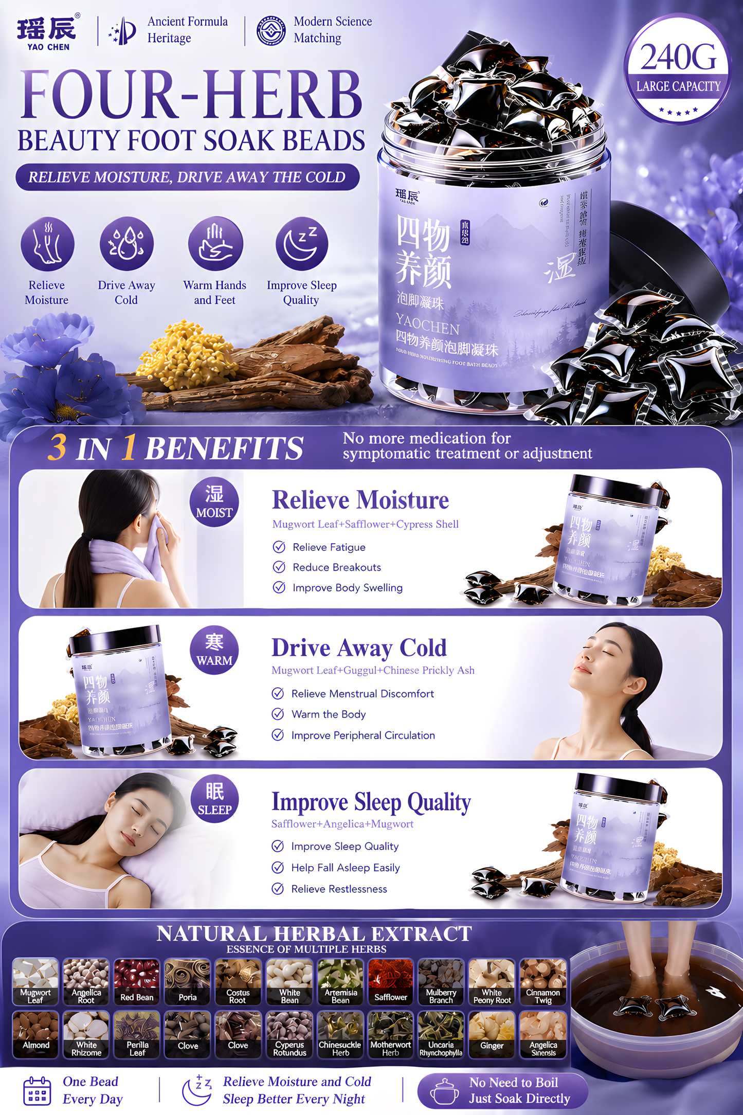 Panda Women's Wellness Foot Spa Beads™ Relax The Body • Restore Balance • Embrace Everyday Self-Care