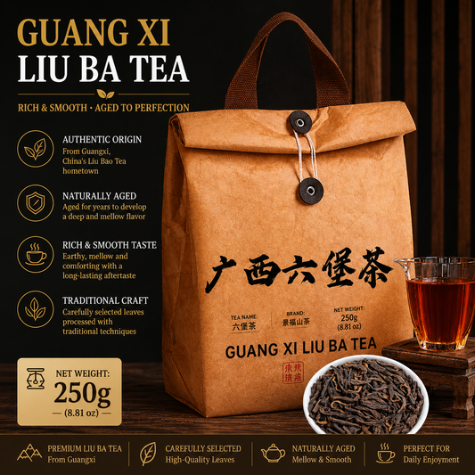 Guangxi Liu Bao Tea – Traditional Aged Dark Tea for Digestion, Relaxation & Chinese Wellness Tea Rituals